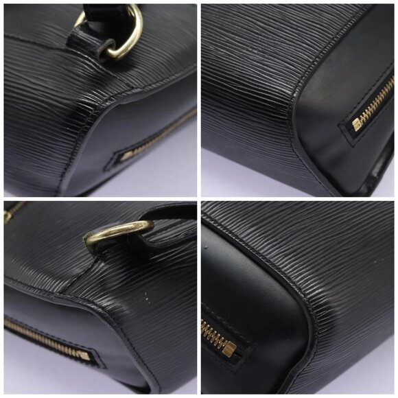 LOUIS VUITTON Epi Mabillon Backpack Black M52232 LV Auth 115093 - Picture 15 of 16